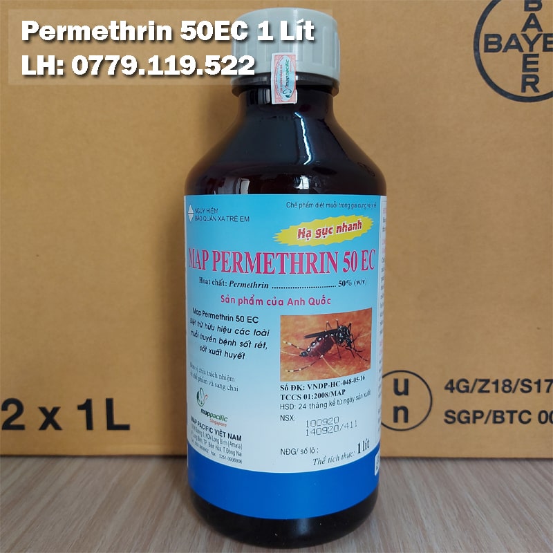 Thuốc Diệt Muỗi Permethrin 50EC 1000ml: Giải Pháp Hiệu Quả Để Kiểm Soát Muỗi