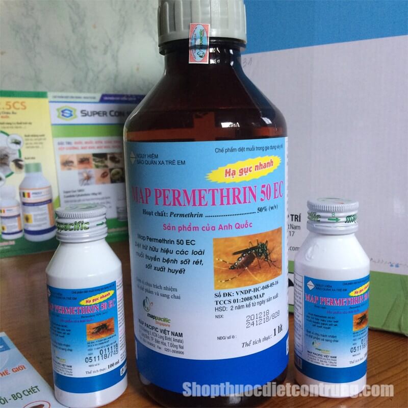 Thuốc đuổi muỗi Permethrin 50EC