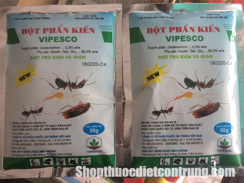 mua bột phấn kiến Vipesco giá rẻ TPHCM